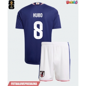 Lacne Dětský Futbalové dres Japonsko Takefusa Kubo #8 MS 2026 Krátky Rukáv - Domáci (+ trenírky)